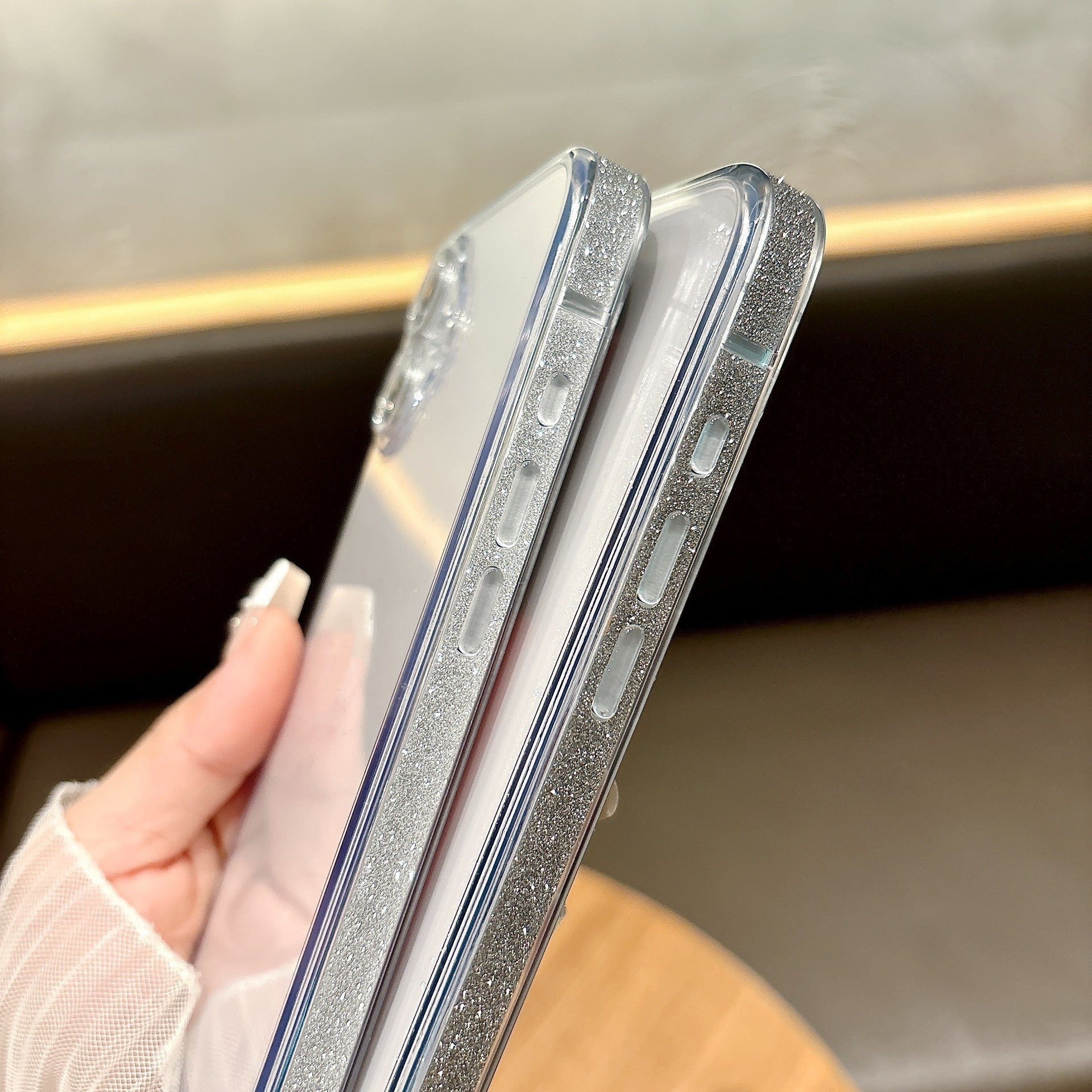 Phone Case Transparent Glass Protective Cover
