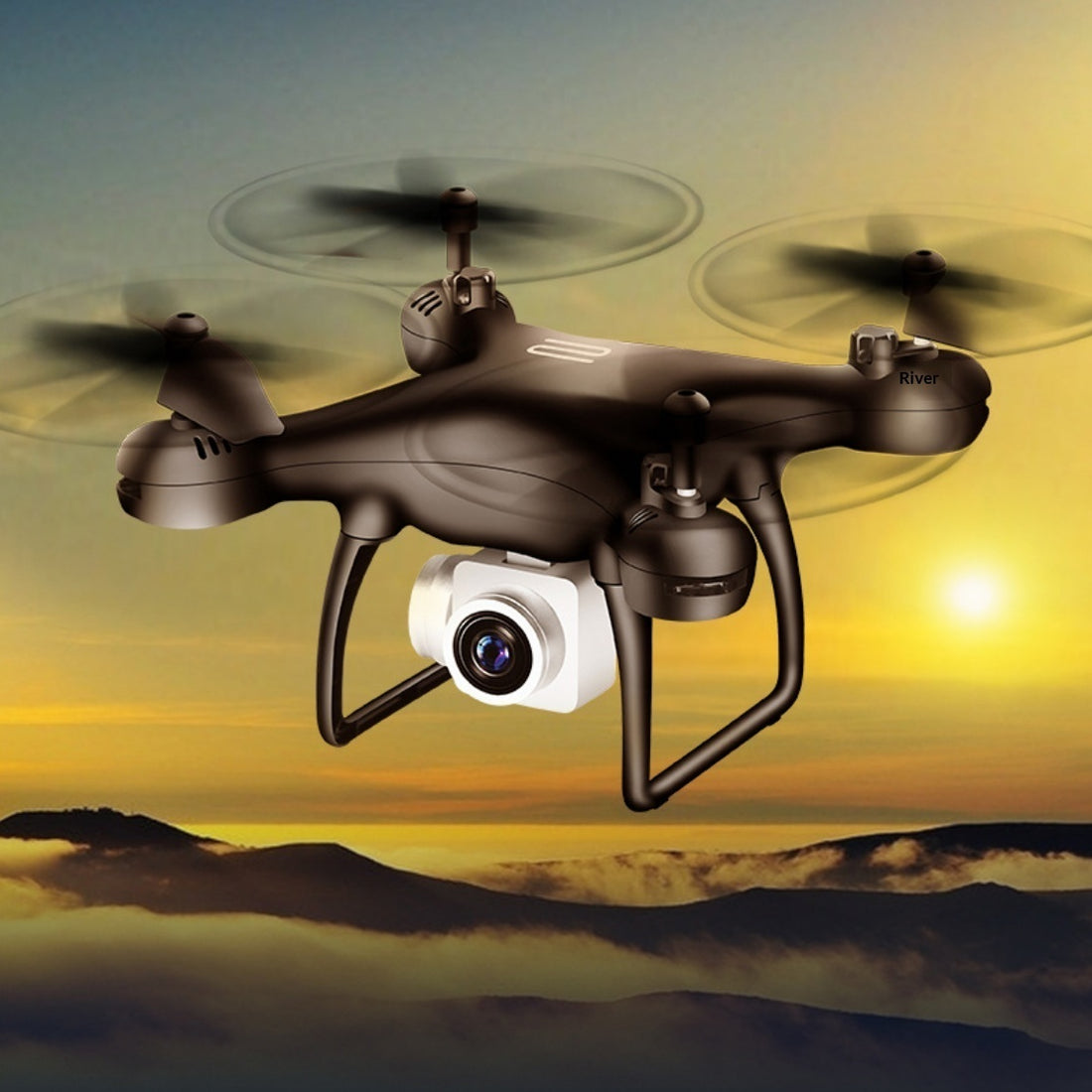 Remote-controlled 4K Drone Quadcopter