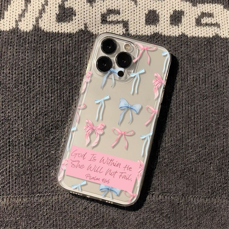 Compatible With Bow-shaped English Phone Cases