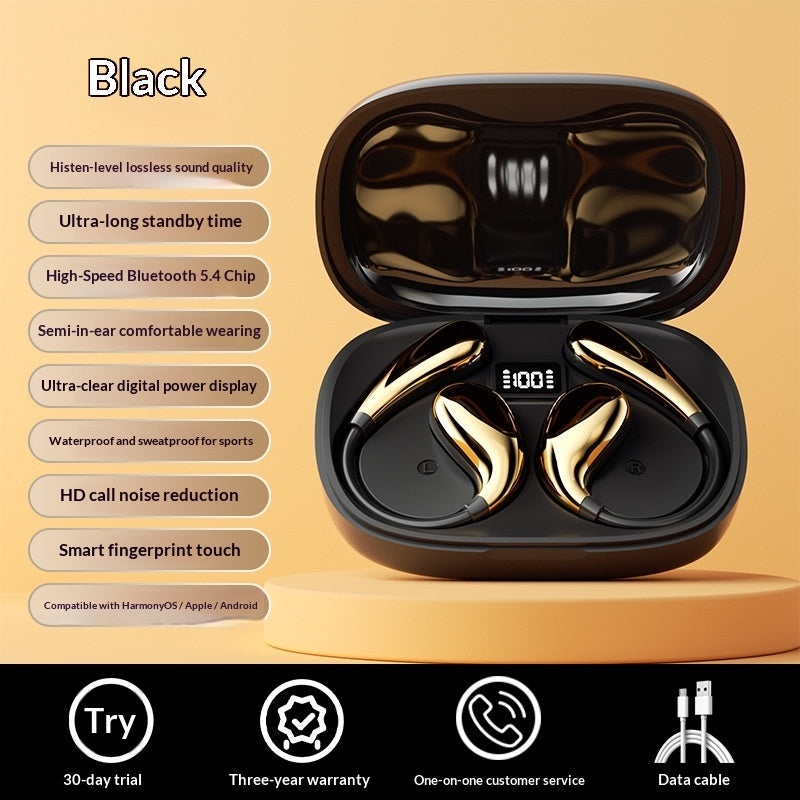 Wireless Noise-Canceling Bluetooth Sports Earbuds with Long Battery Life