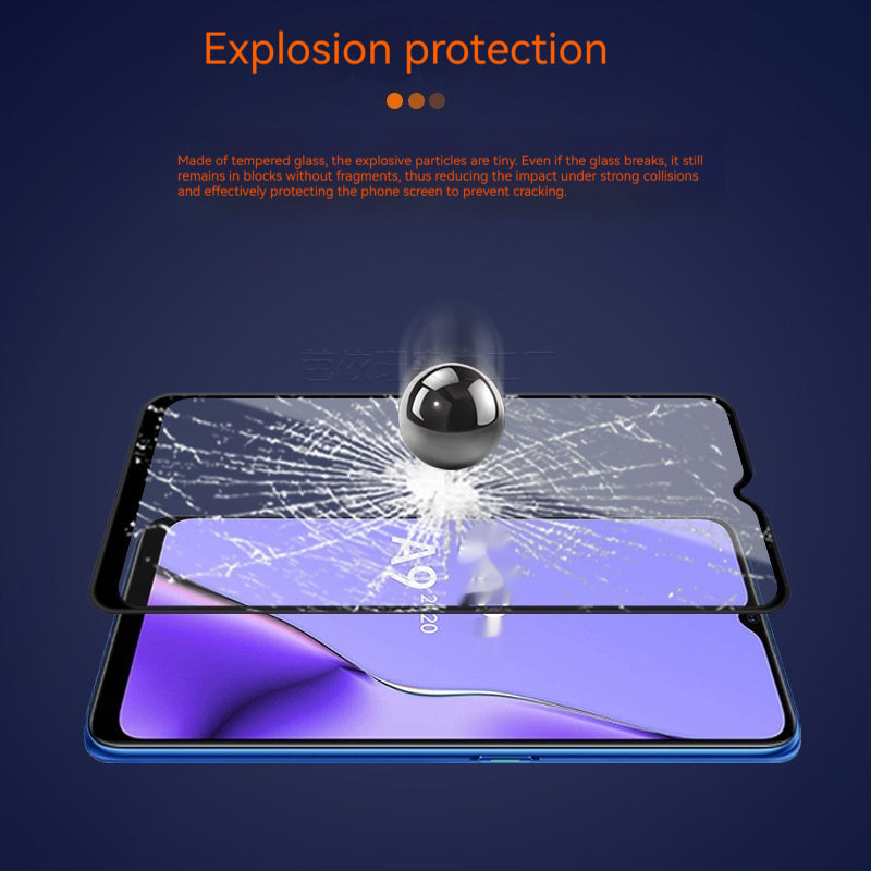 Full Coverage Tempered Glass Screen Protector With Full Glue