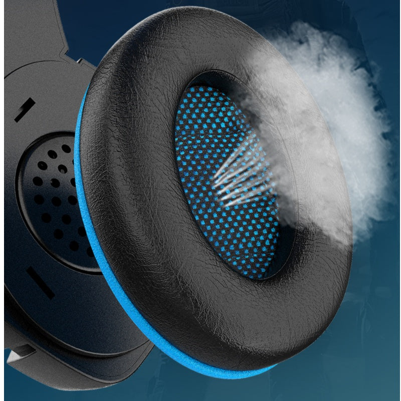 J10 Wired Gaming Headset with Mic, LED Lights, and Volume Control