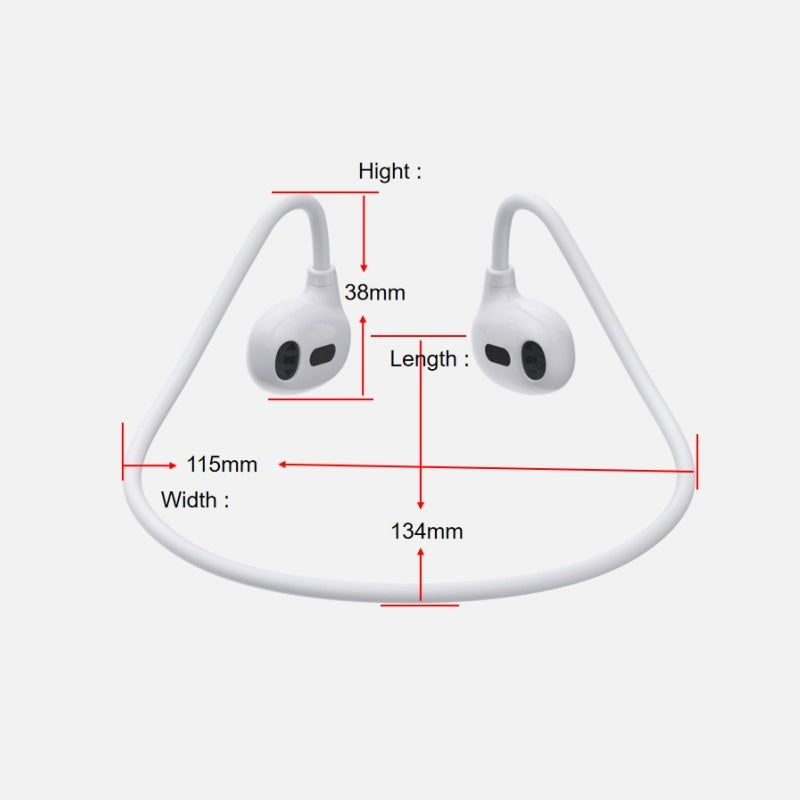 Bone Conduction Headset Ear-mounted Sports Non In-ear Air Conduction Wireless Bluetooth